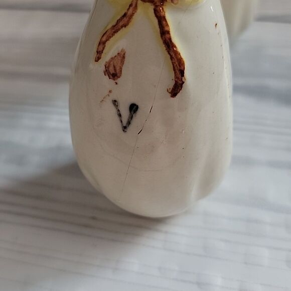 Vintage pack mule vinegar and oil set in porcelain - Picture 10 of 10